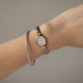 Vintage Exceed Oval Cushion Two Tone Watch
