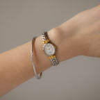Vintage Exceed Oval Cushion Two Tone Watch