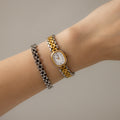 Vintage Seiko Oval Two Tone Watch