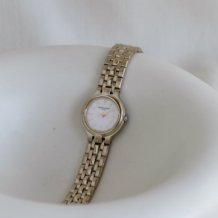 Vintage Marie Claire Light Gold Tone Watch