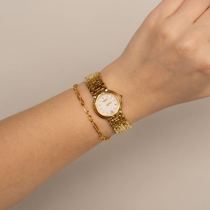 Minimalist gold watch hotsell