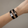 Vintage Mikimoto Midnight Pearl Silver Watch