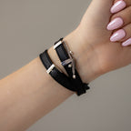 Vintage Mikimoto Midnight Pearl Silver Watch