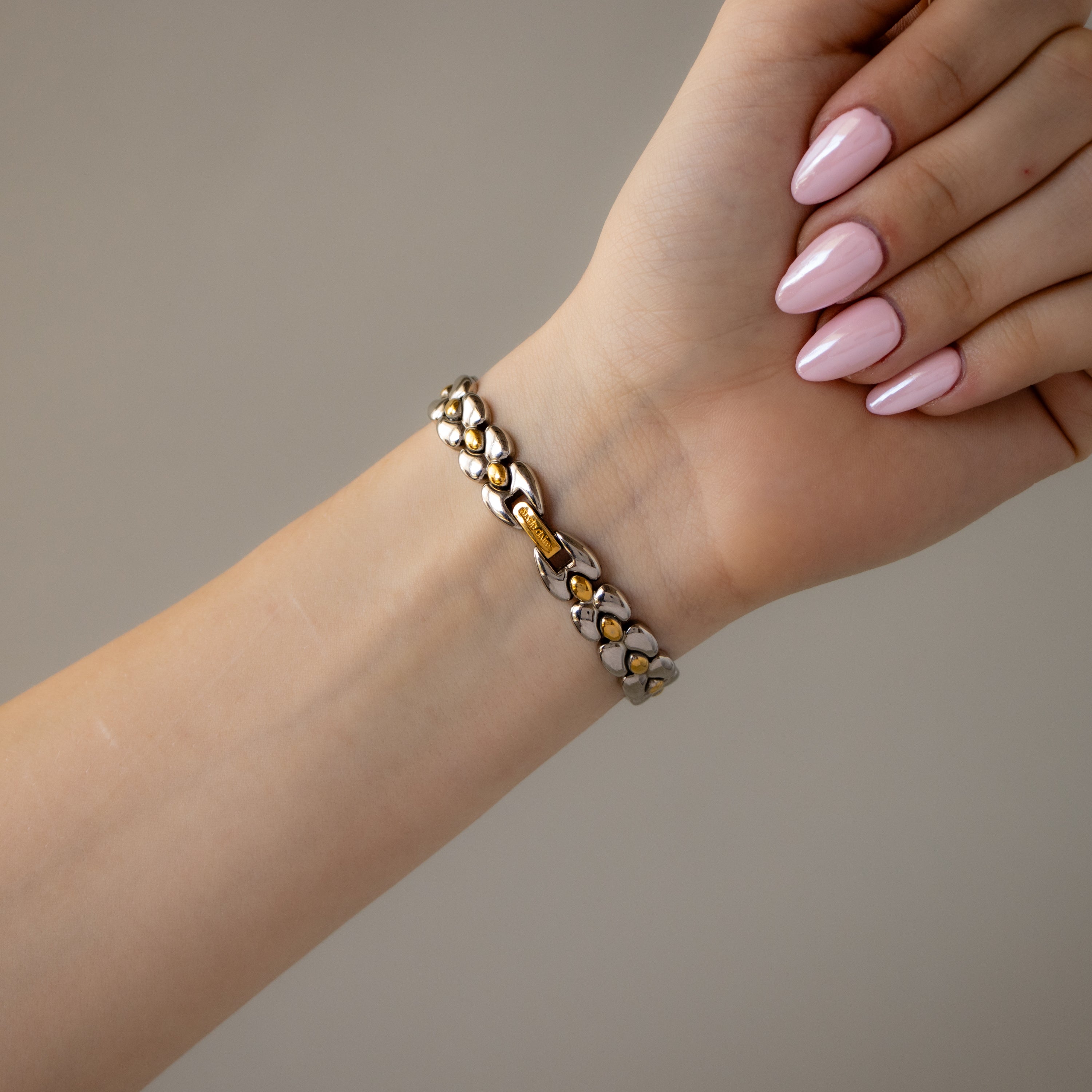 Vintage Marie Claire Pearl Two Tone Watch