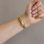 Vintage Tissot Dainty Mesh Gold Watch