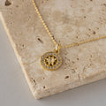 Pave Star Emblem Necklace