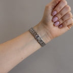 Vintage YSL Ribbed Two Tone Watch