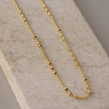 Serial Beaded Chain Necklace