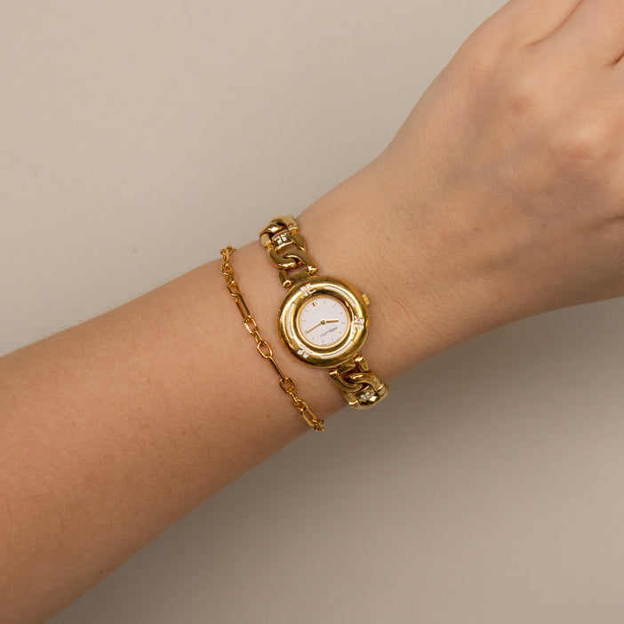 Vintage Courreges Link Gold Watch