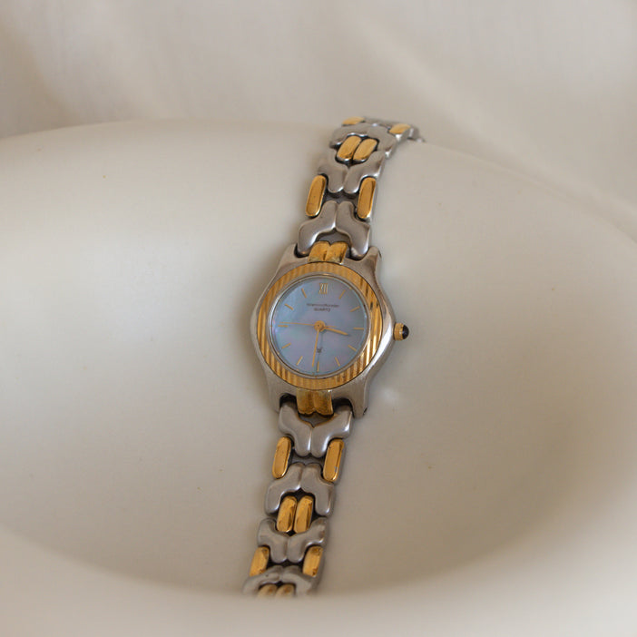 Vintage Valentino Moradei Bold Two Tone Watch