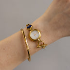 Vintage Vernerer Azul Gold Watch