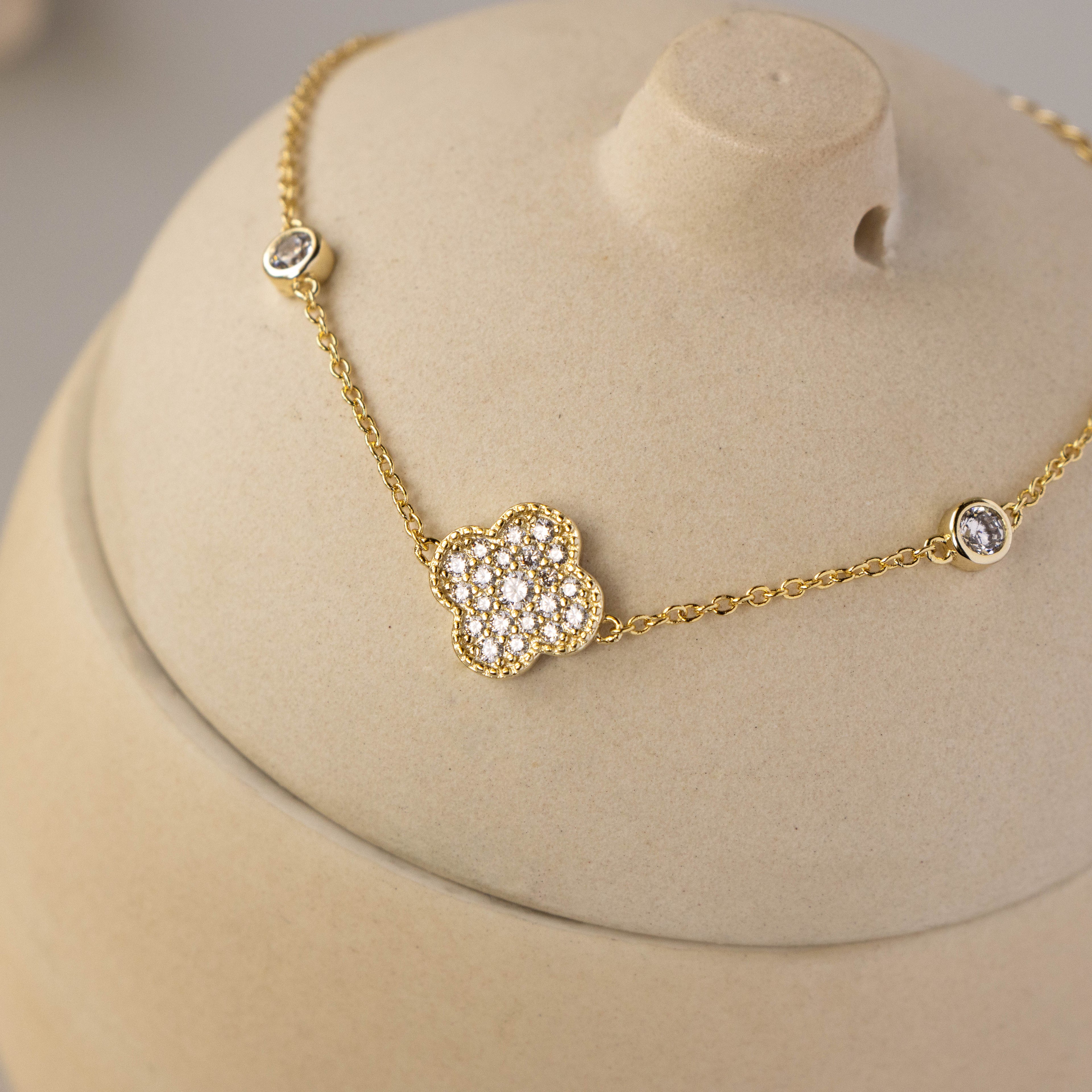 Double Spark Clover Bracelet