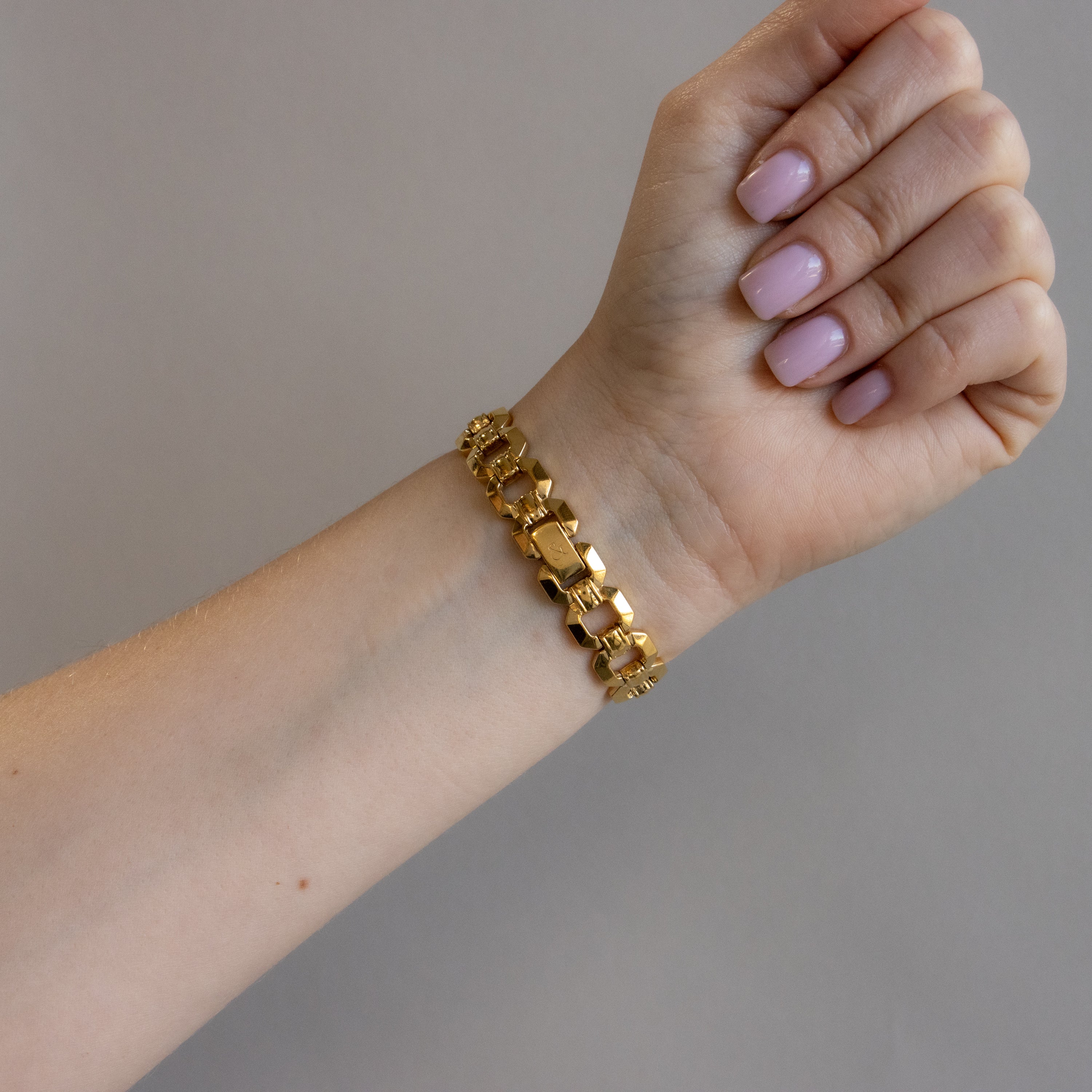 Vintage Pinky & Dianne Midnight Gold Watch