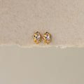 Stellar Diamond Marquise Studs