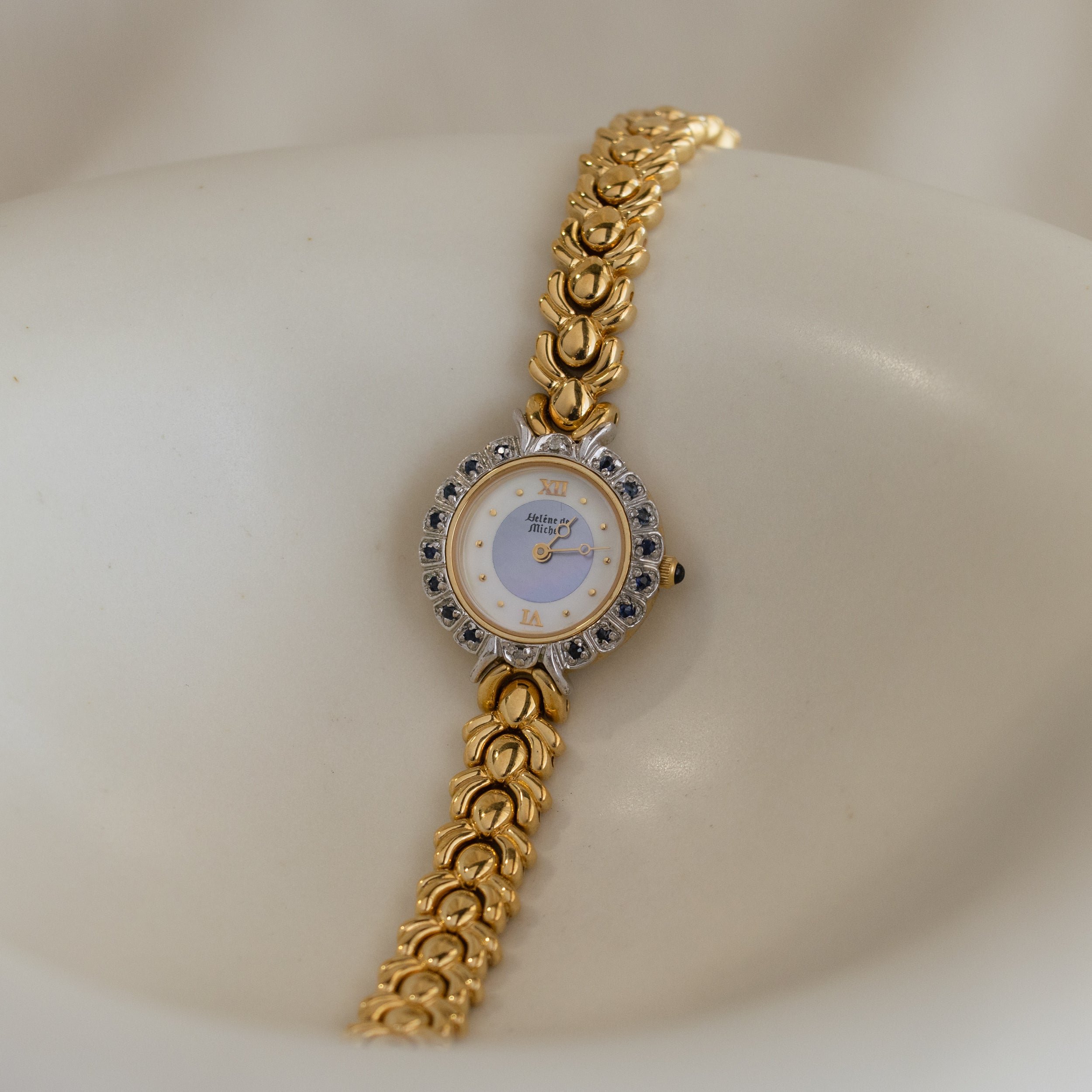 Vintage Heléne de Michel Two Tone Watch