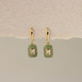 Legacy Jade Baguette Diamond Earrings