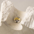 Mixed Metal Swan Locket