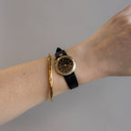 Vintage Lanvin Midnight Two Tone Watch