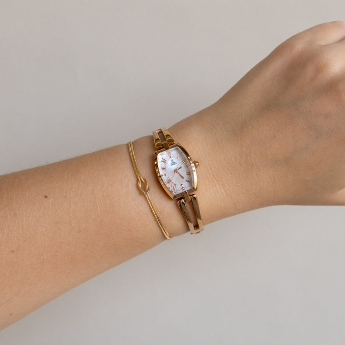 Vintage Lancetti Skinny Rose Gold Watch