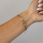 Vintage Agete Rectangular Rose Gold Watch