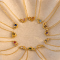 Flower Garden Birthstone Necklace