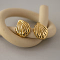 Minimal Seashell Studs