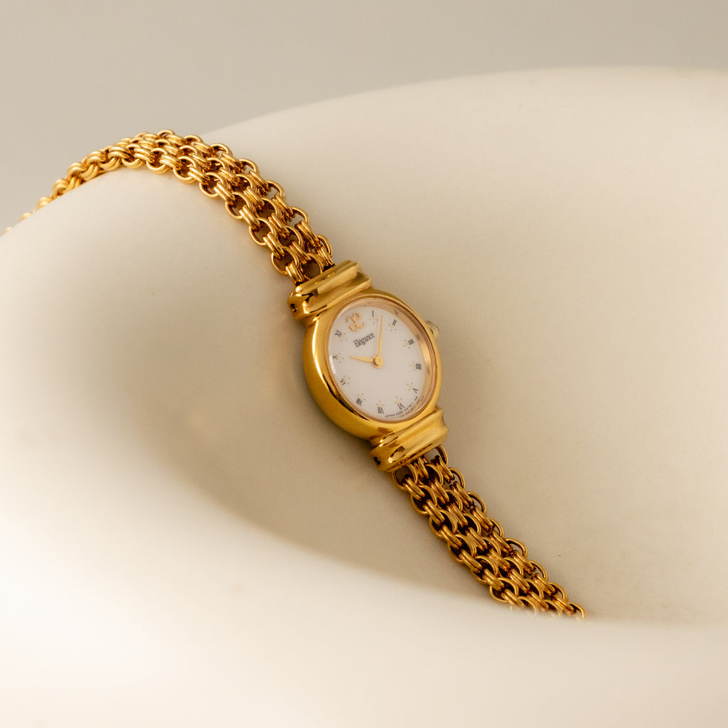 Vintage Citizen Chainlink Gold Watch