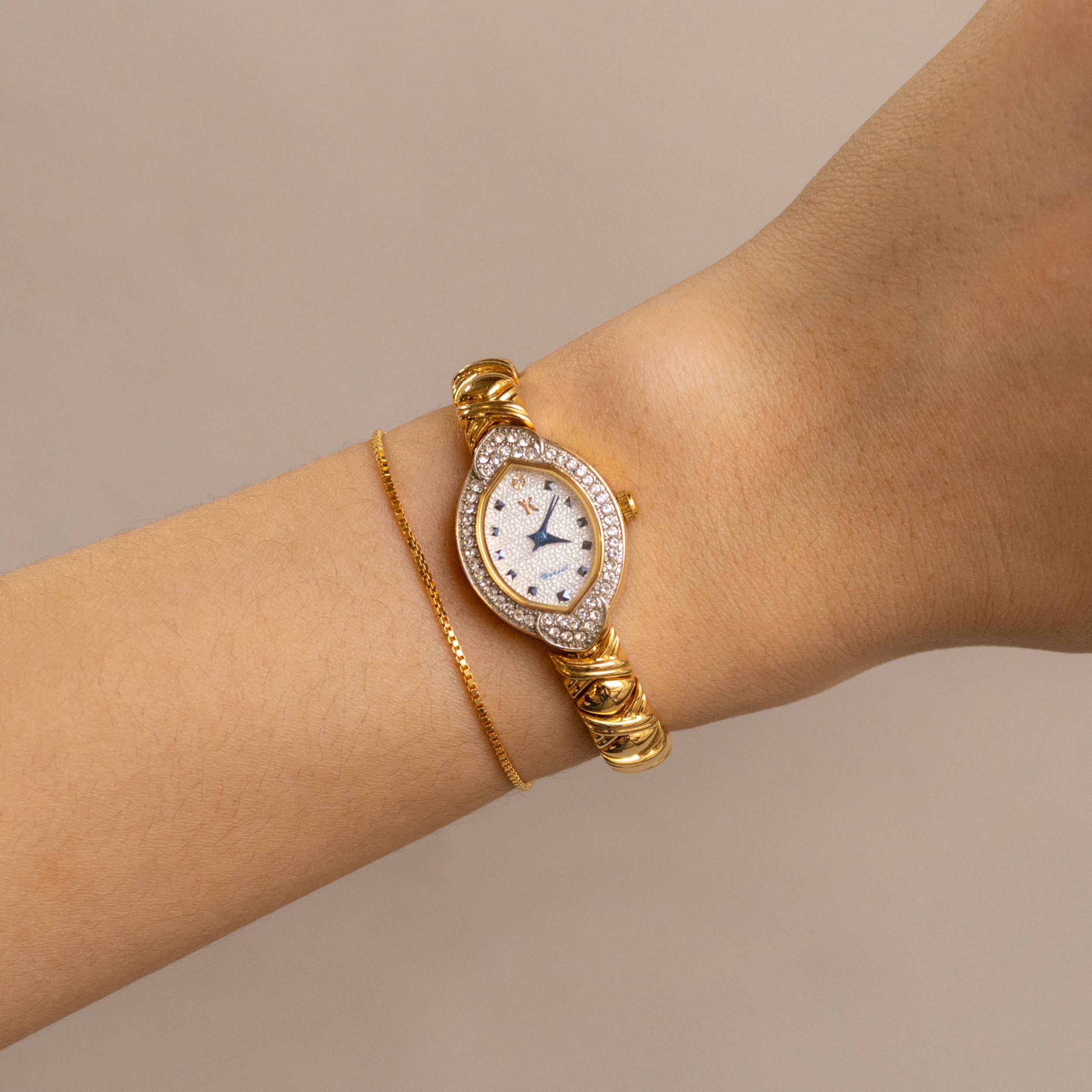 Vintage Yukiko Kimijima Two Tone Watch