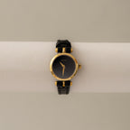 Vintage Gucci Swiss Midnight Dial Gold Watch