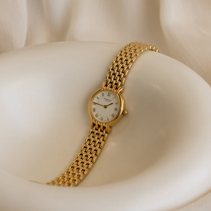 Vintage Raymond Weil Swiss Gold Watch