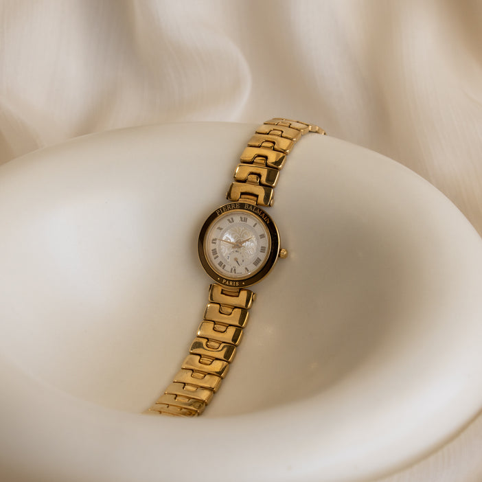 Vintage Pierre Balmain Swiss Gold Watch