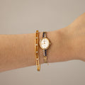 Vintage Christian Bernard Oval Sapphire Gold Watch