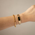 Vintage Citizen Midnight Rectangular Gold Watch
