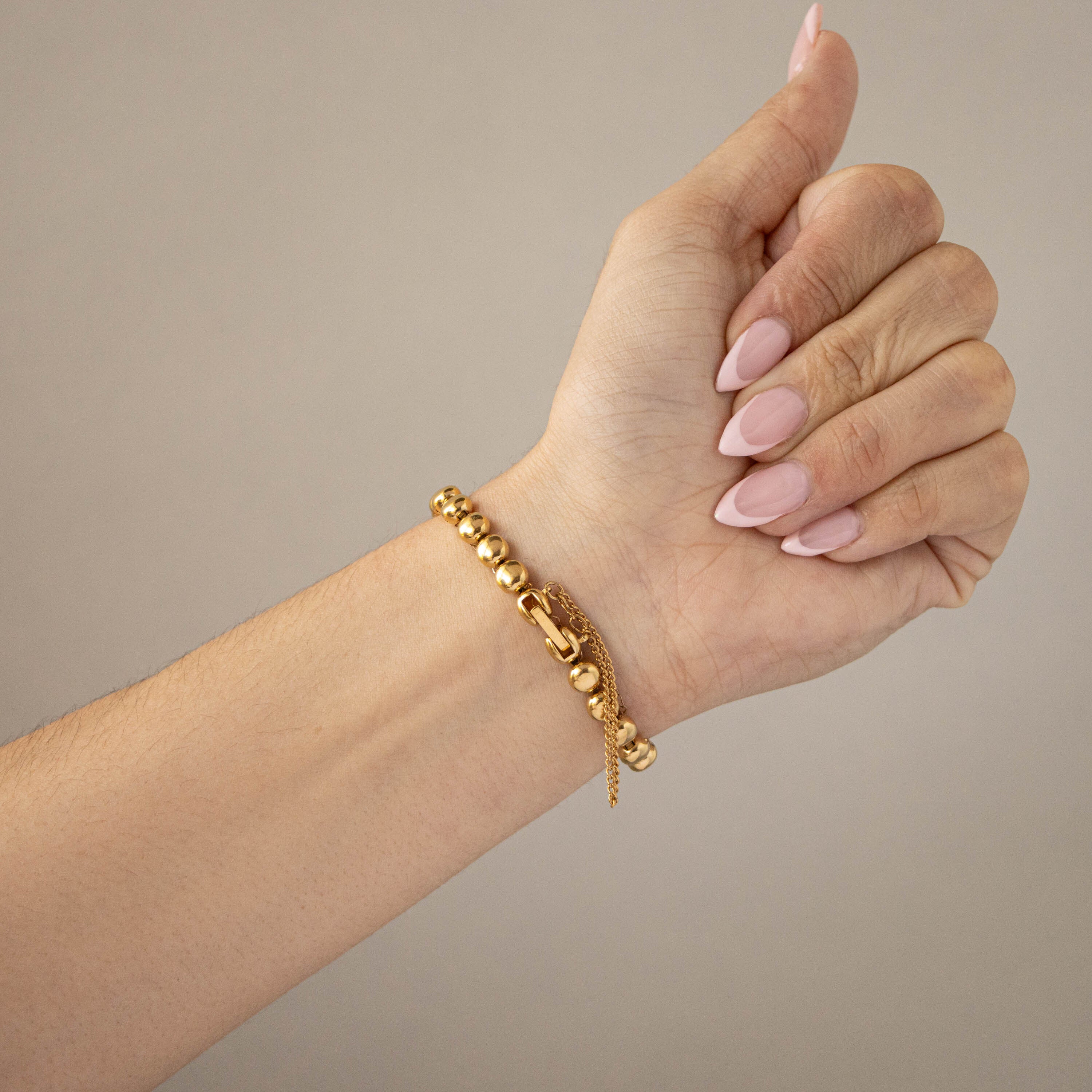 Vintage Seiko Dainty Beaded Gold Watch