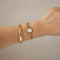 Vintage Seiko Round Teardrop Gold Watch