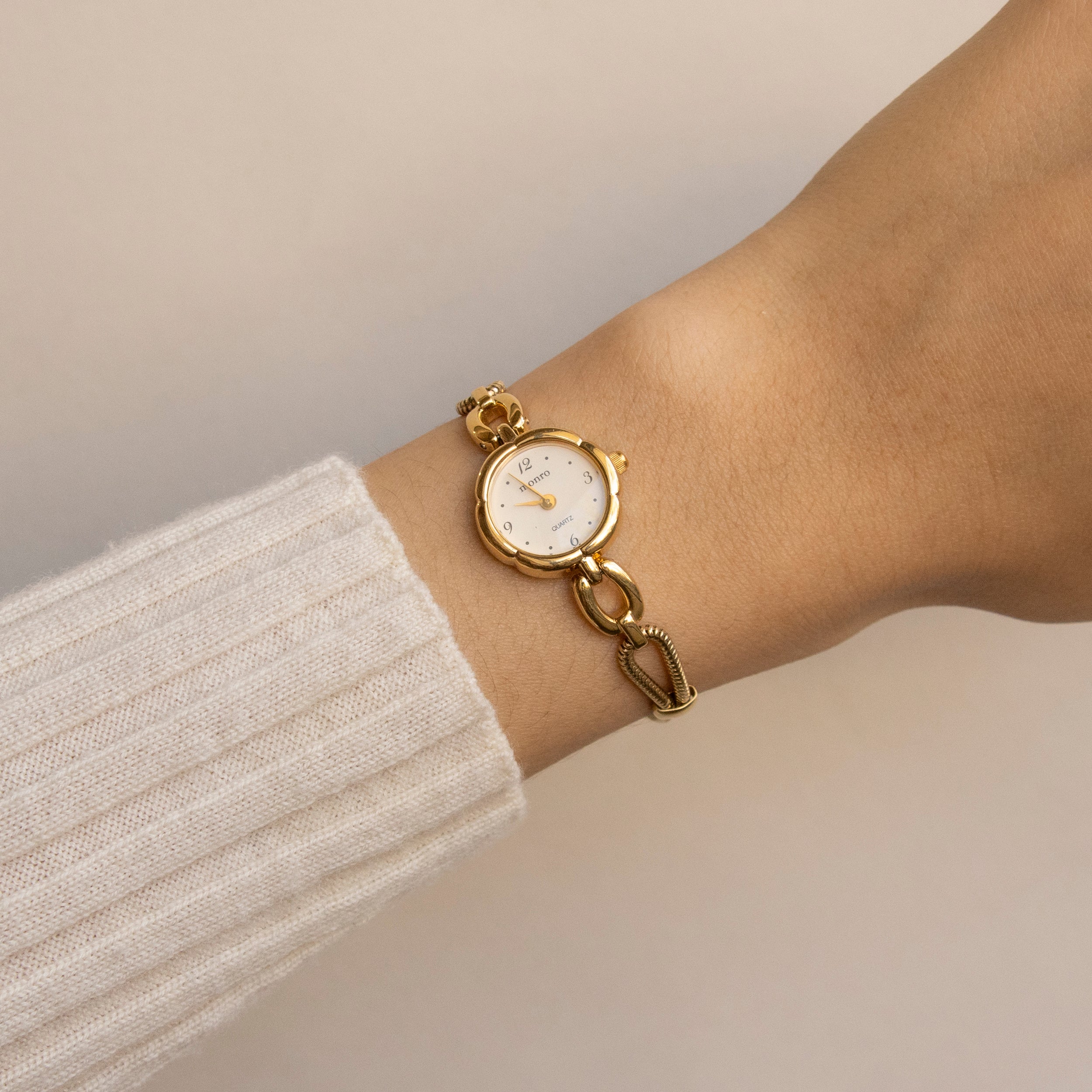 Dainty gold watch hotsell