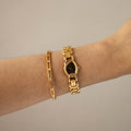 Rare Vintage Seiko Midnight Link Gold Watch
