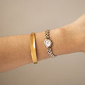 Vintage Seiko Oval Sapphire Two Tone Watch
