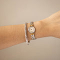 Vintage Citizen Oval Pearl Two Tone Watch