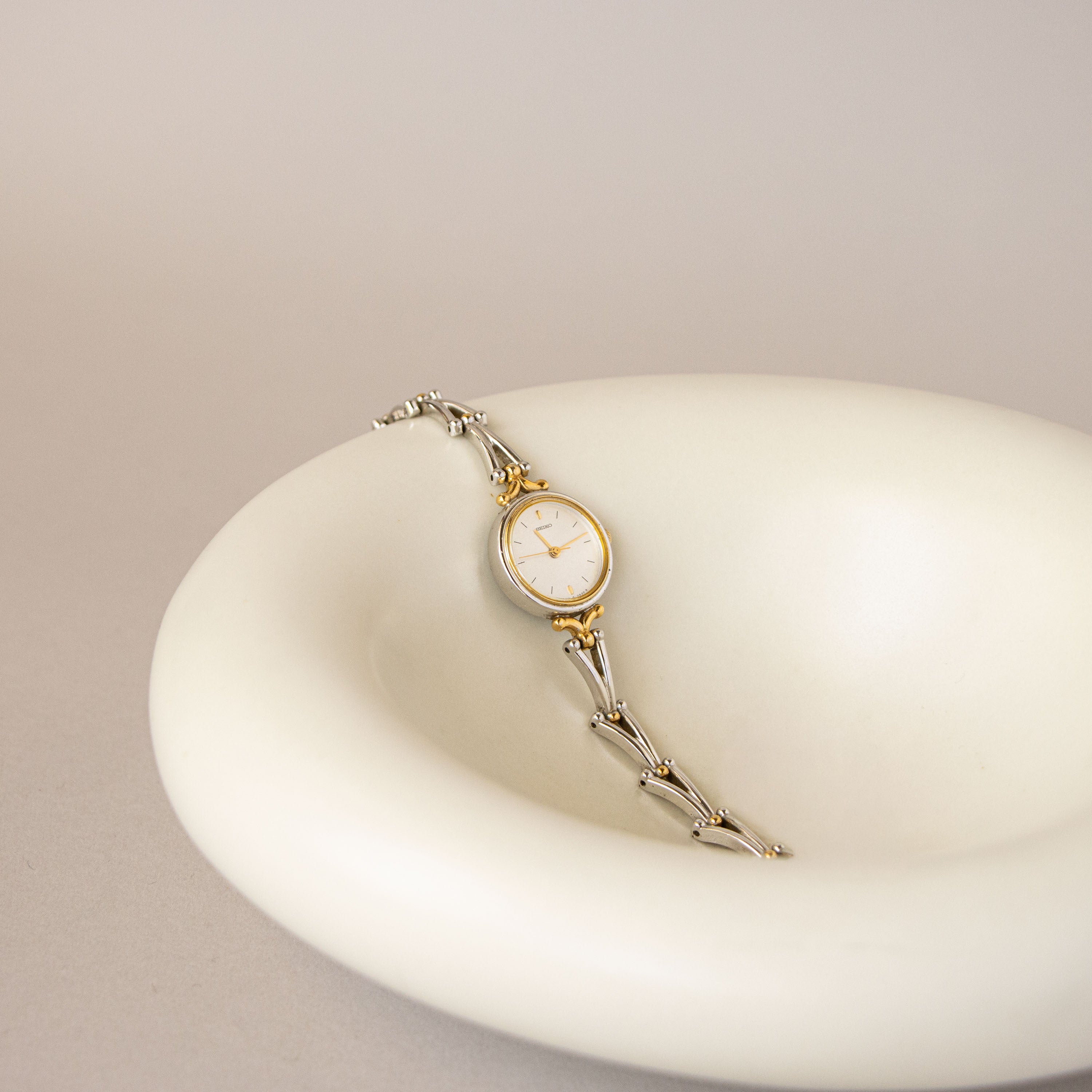 Vintage Seiko Art Deco Two Tone Watch