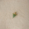 Jade Shark Tooth Charm