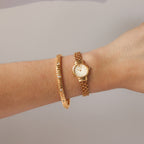 Vintage Citizen Round Chainlink Gold Watch