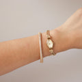 Vintage Ingeborg Floral Gold Watch