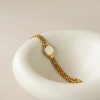 Vintage Citizen Round Chainlink Gold Watch