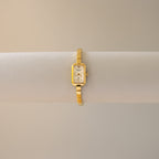 Vintage Westar Slim Rectangular Gold Watch