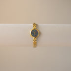 Vintage Opalex Round Mosaic Gold Watch