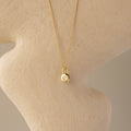 Trillion Diamond Padlock Necklace