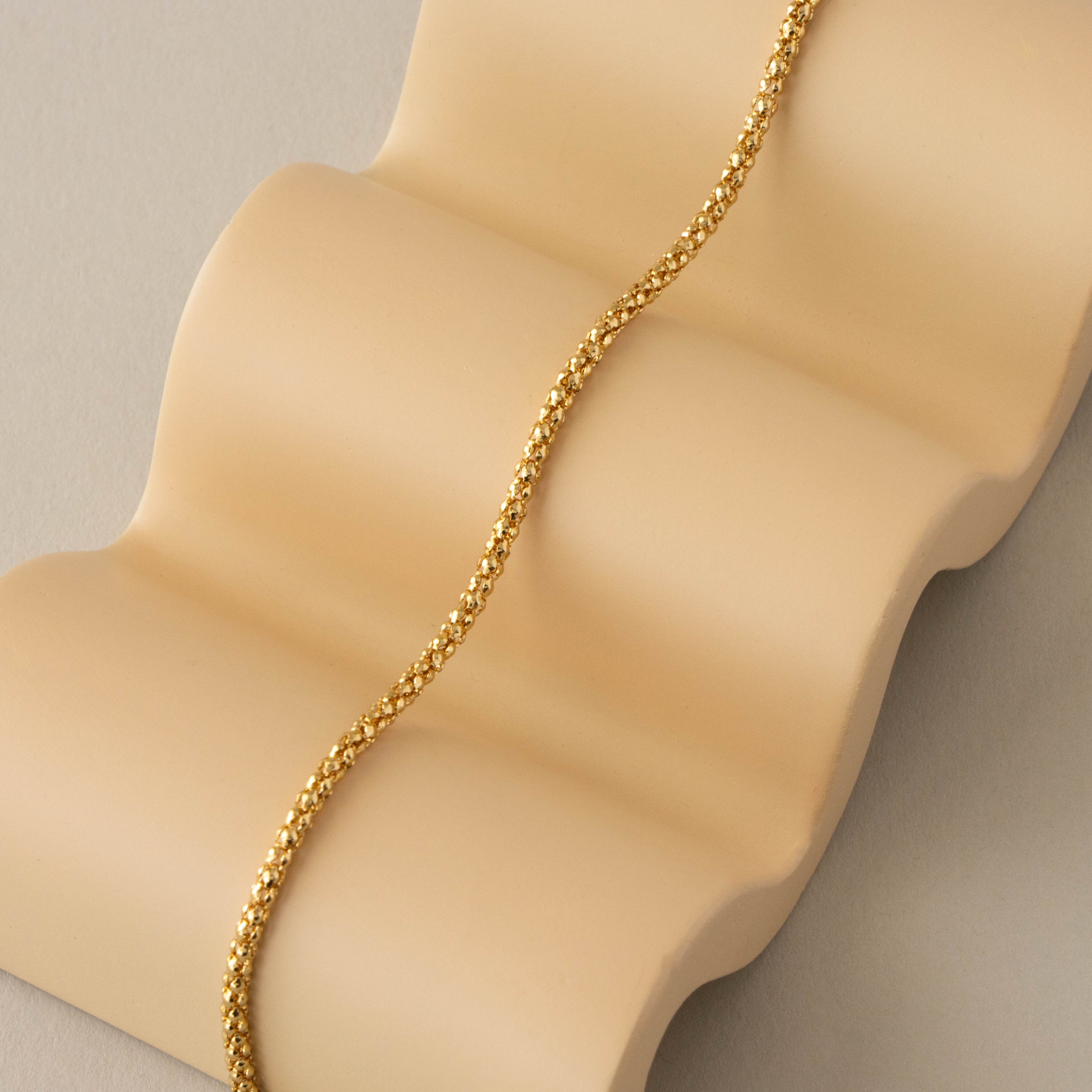 Diamond Cut Rope Chain Bracelet