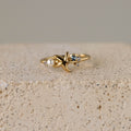 Aqua Starfish Gemstone Ring