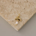 Rabbit & Pearl Drop Charm